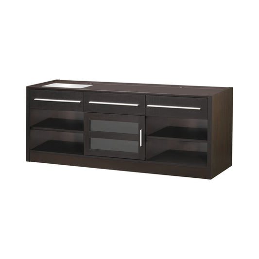 3-drawer Built-in Connect-it TV Console Cappuccino