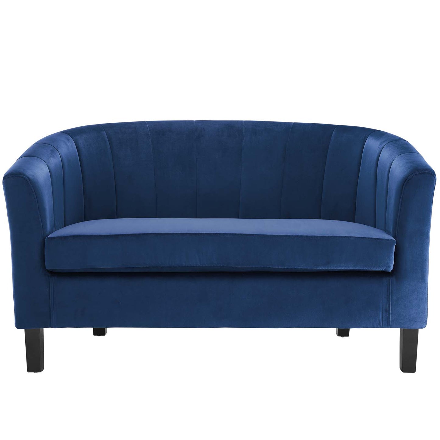 Prospect Channel Tufted Performance Velvet Loveseat