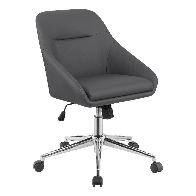Upholstered Office Chair with Casters