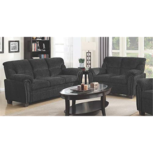 Clemintine Upholstered Pillow Top Arm Living Room Set