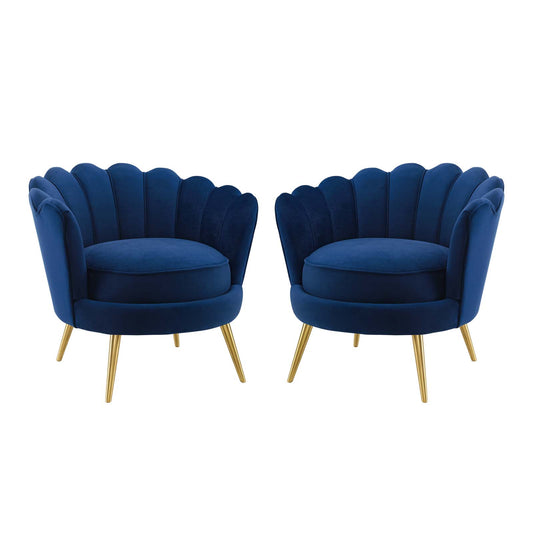 Admire Accent Armchair Performance Velvet Set of 2