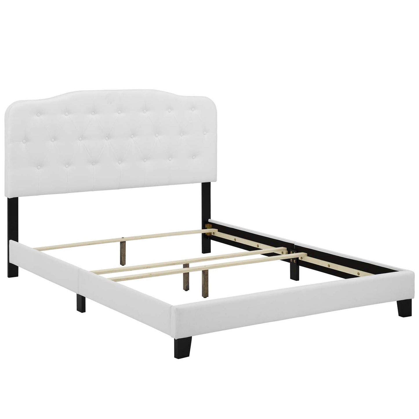 Amelia Twin Upholstered Fabric Bed