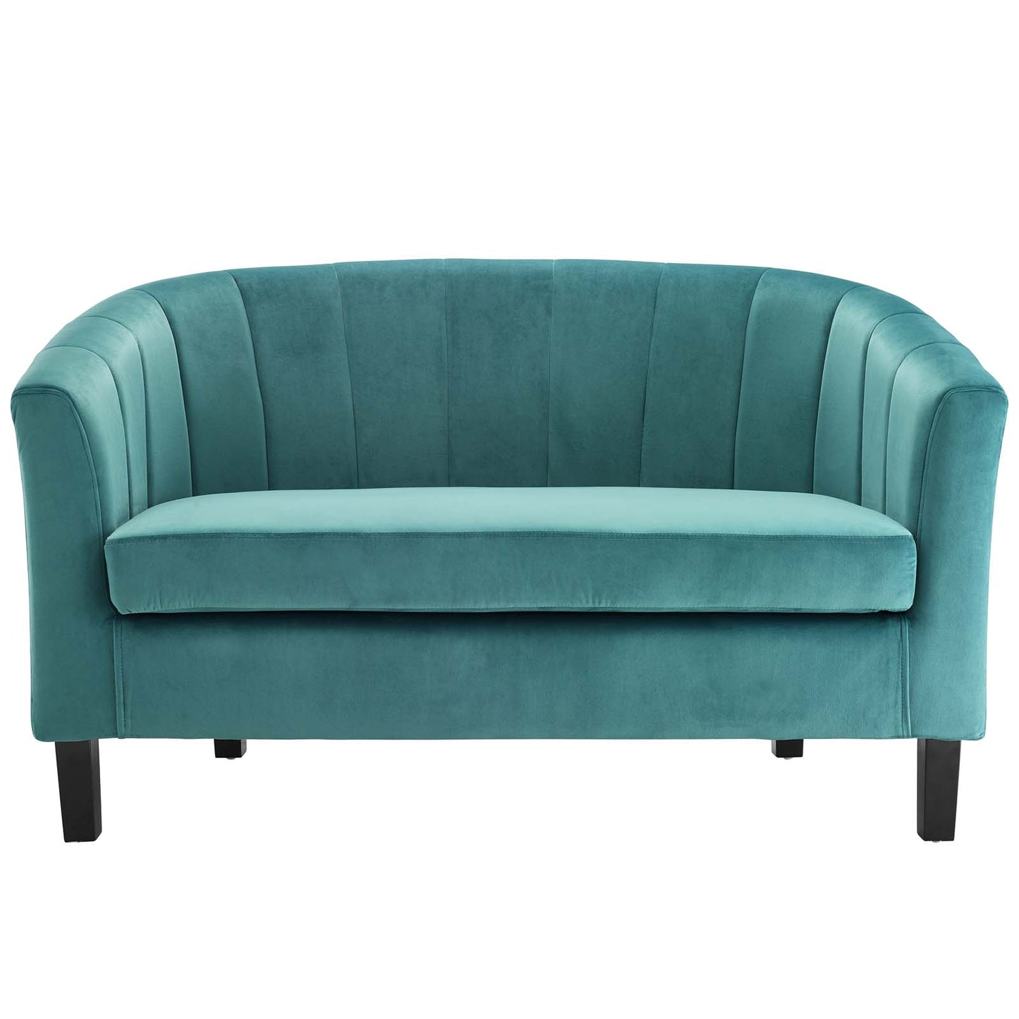 Prospect Channel Tufted Performance Velvet Loveseat