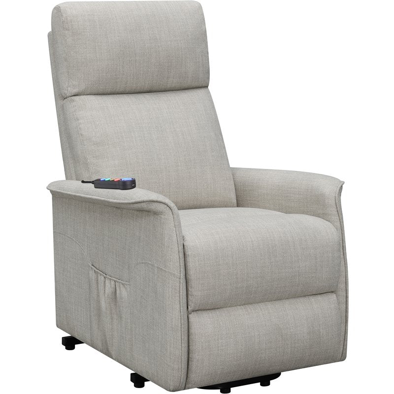Power Lift Recliner with Wired Remote Beige