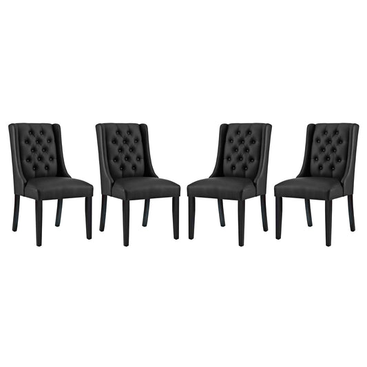 Baronet Dining Chair Vinyl Set of 4