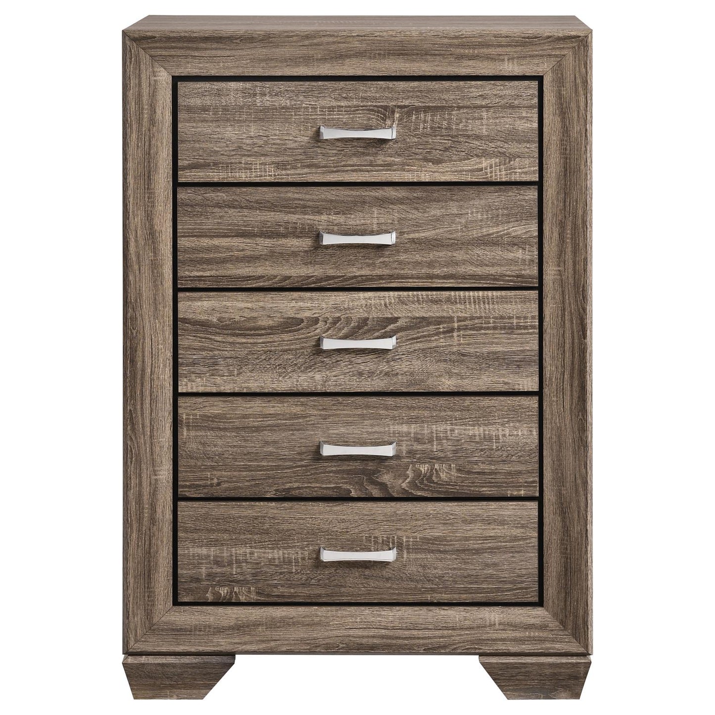 Kauffman 5-drawer Chest Washed Taupe