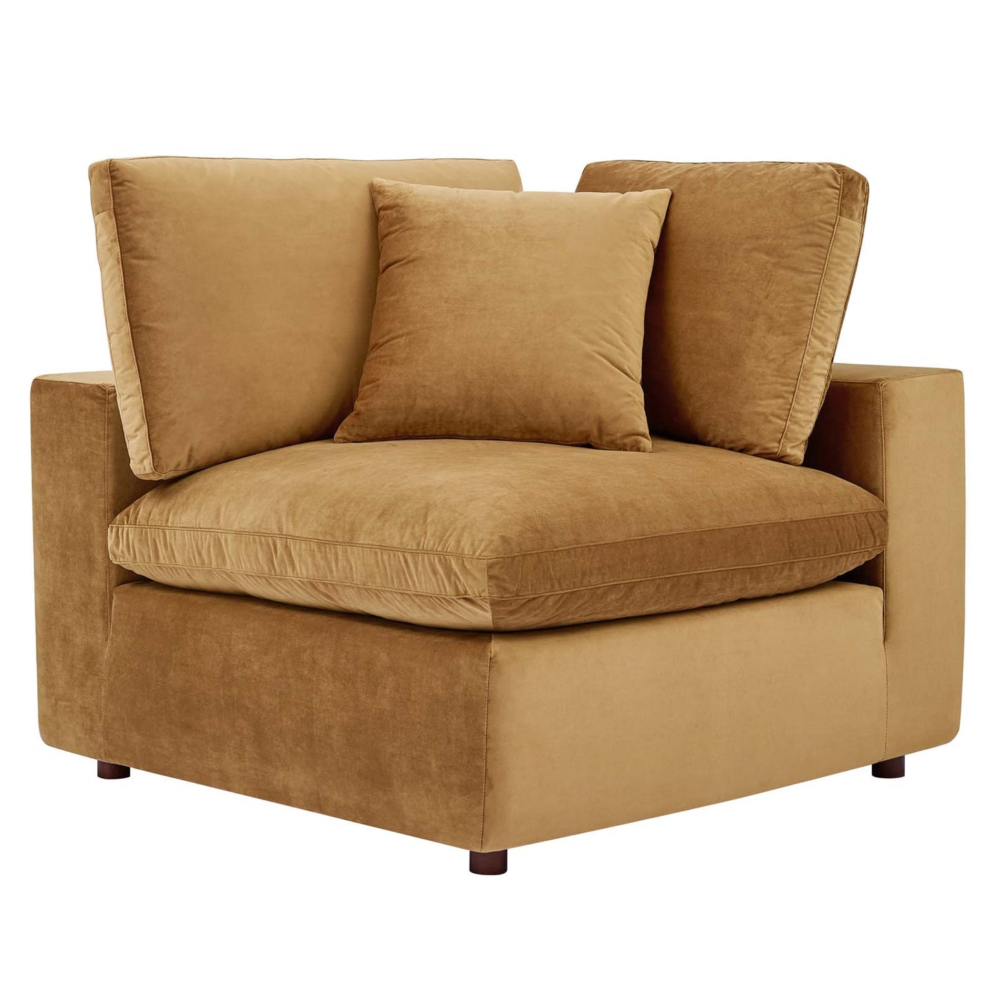 Commix Down Filled Overstuffed Performance Velvet 	8-Piece Sectional Sofa