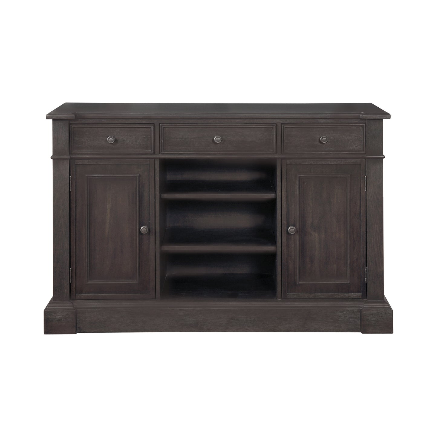 Phelps 2-door Rectangular Server Antique Noir