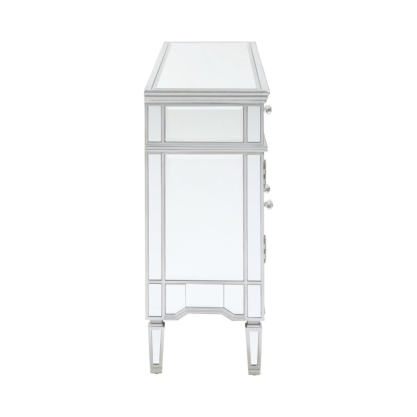 5-drawer Accent Cabinet Silver
