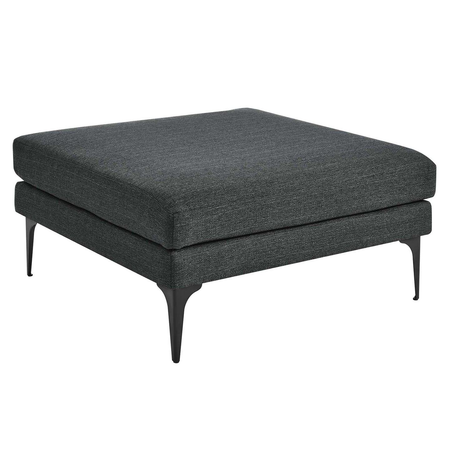 Evermore Upholstered Fabric Ottoman