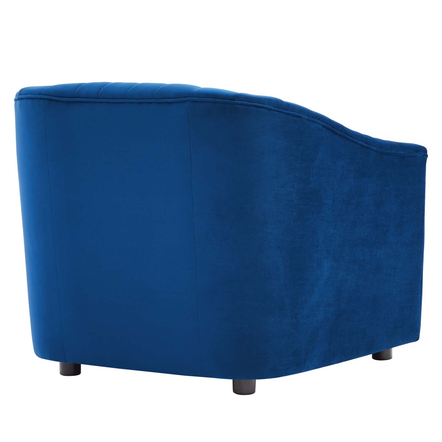 Announce Performance Velvet Channel Tufted Armchair