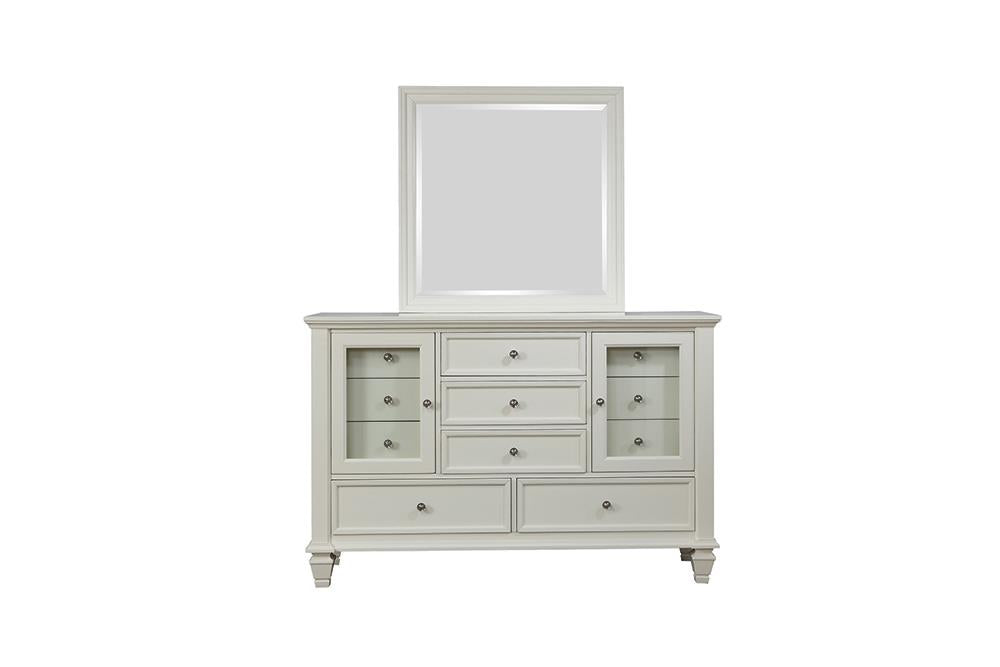 Sandy Beach 11-drawer Rectangular Dresser White