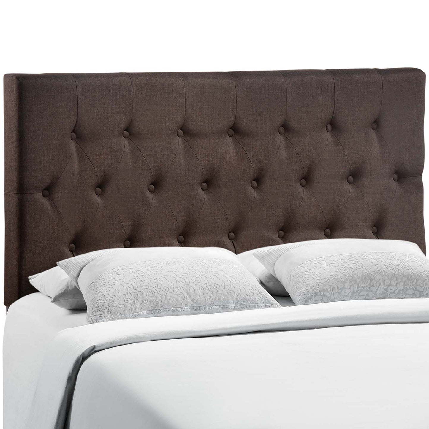 Clique Queen Upholstered Fabric Headboard