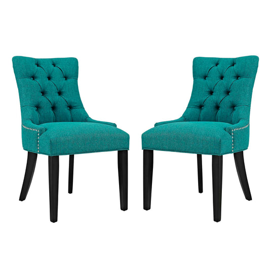 Regent Dining Side Chair Fabric Set of 2