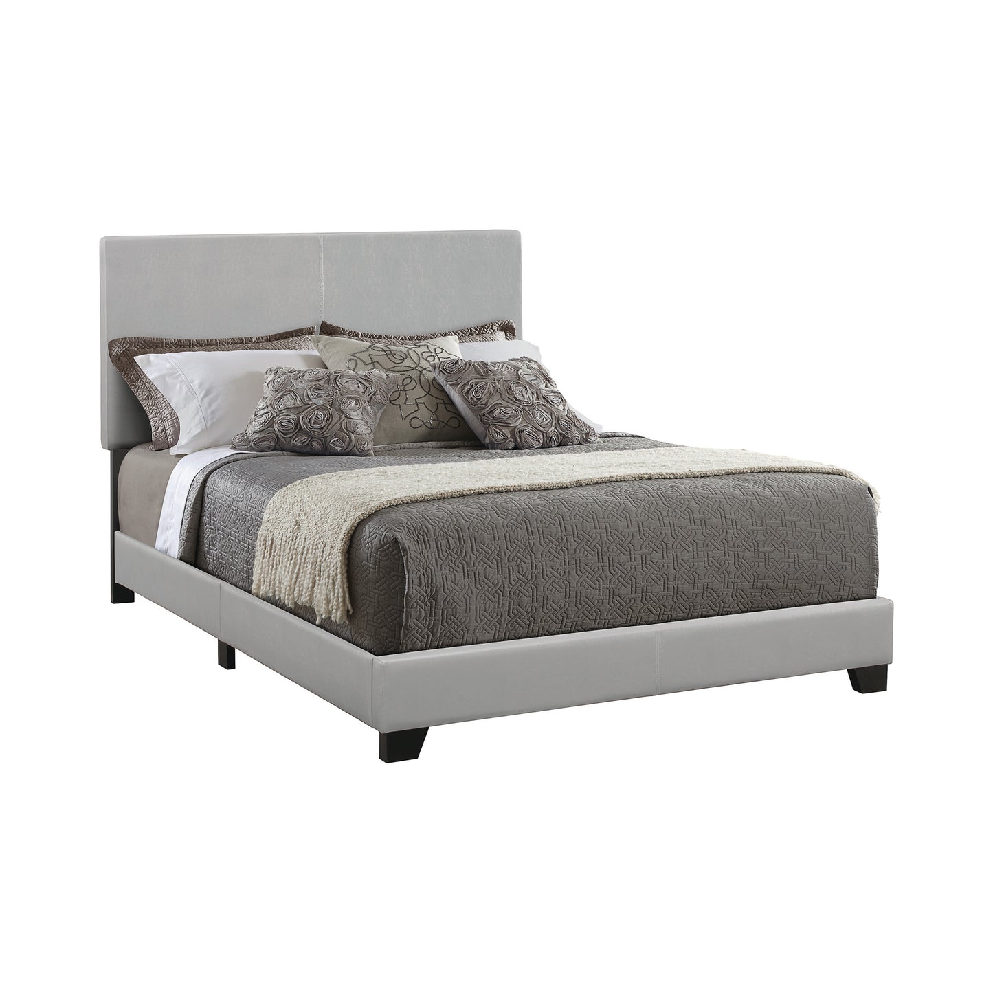 Dorian Upholstered Eastern King Bed Grey