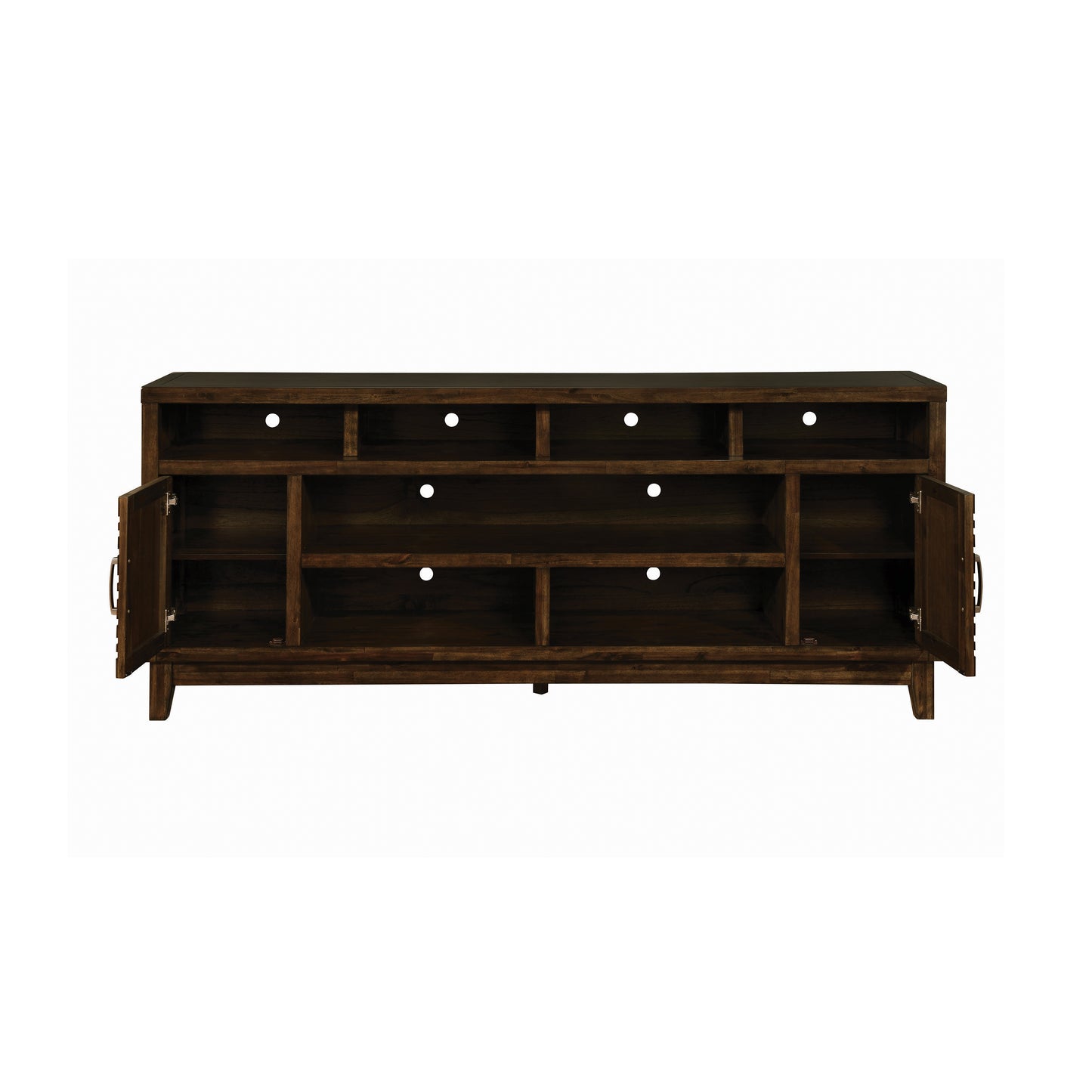 2-door Rectangular TV Console Rustic Mindy