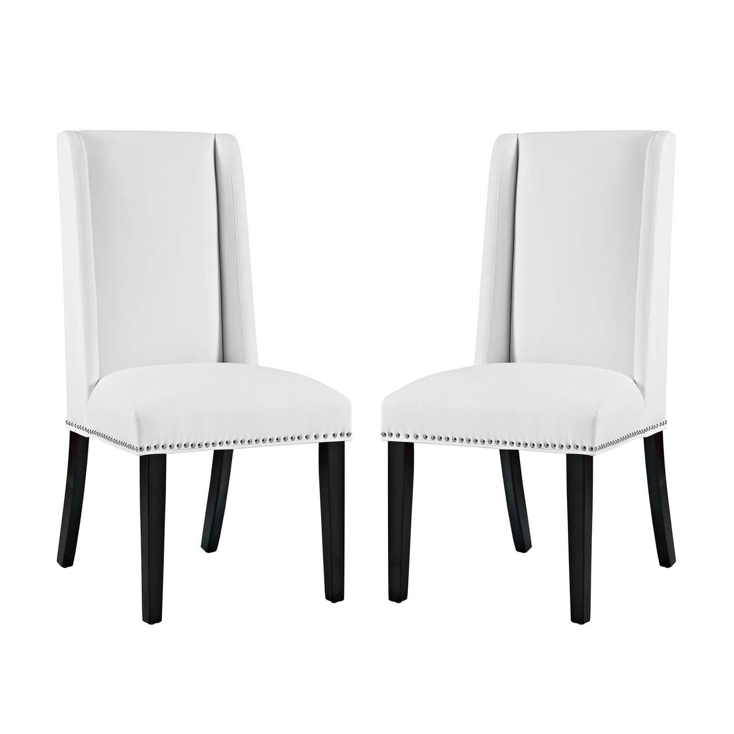 Baron Dining Chair Vinyl Set of 2