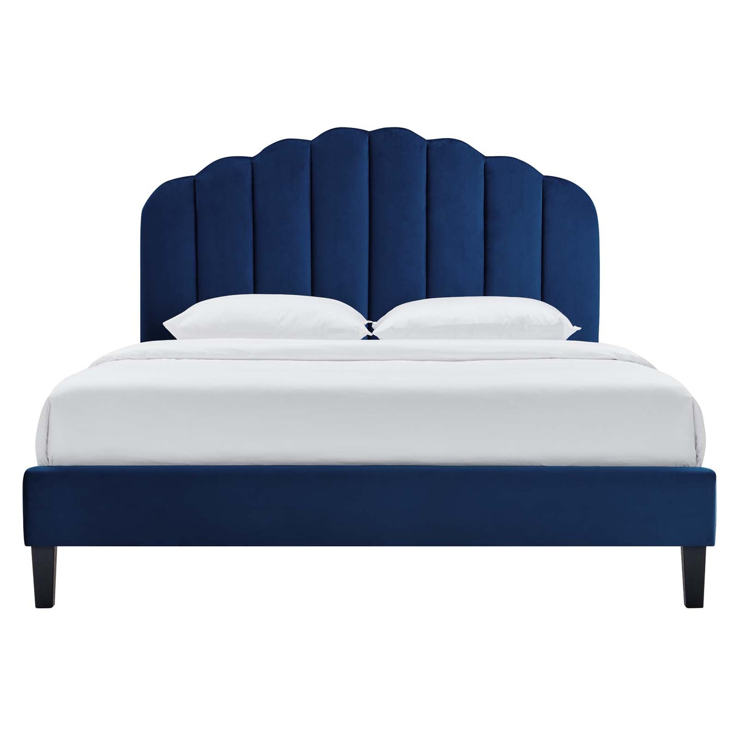 Daisy Performance Velvet Twin Platform Bed