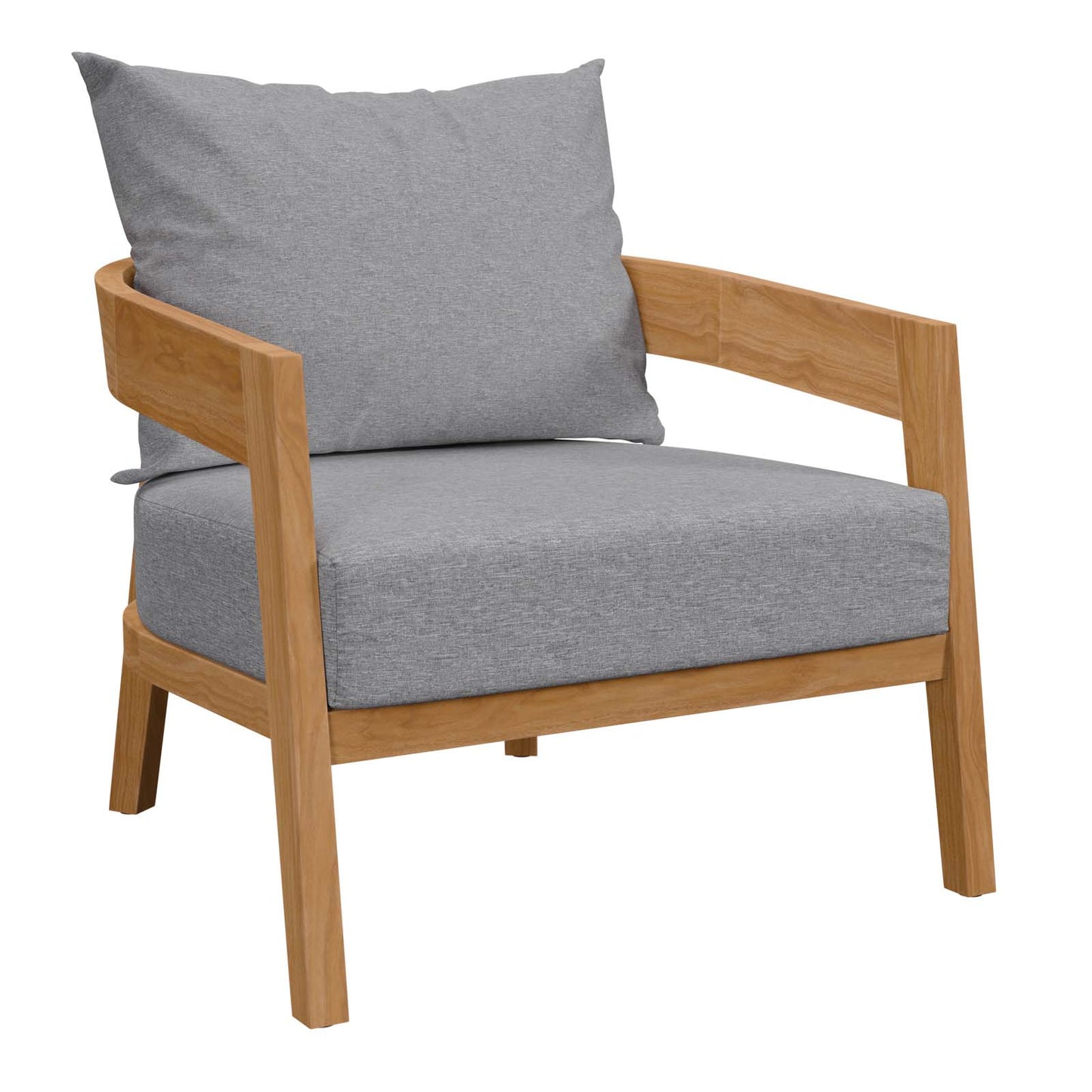 Brisbane Teak Wood Outdoor Patio Armchair