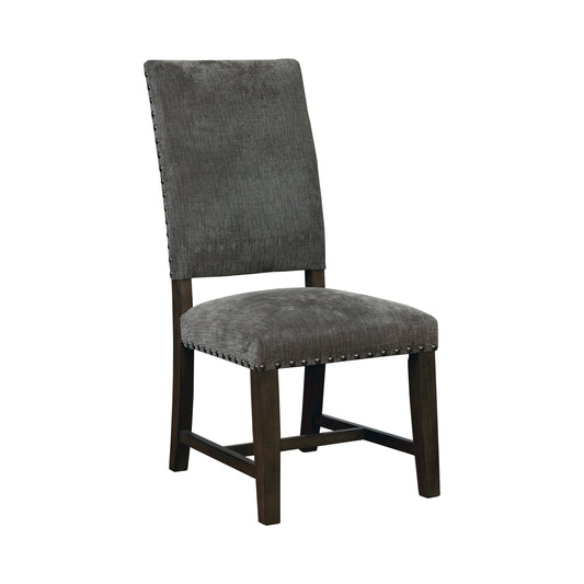 Twain Upholstered Side Chairs Warm Grey (Set of 2)