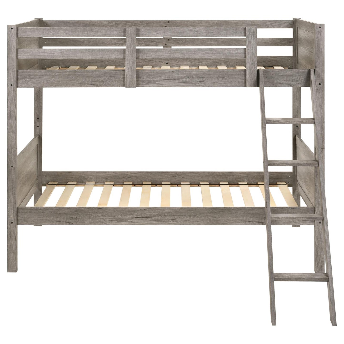Ryder Twin over Twin Bunk Bed Weathered Taupe