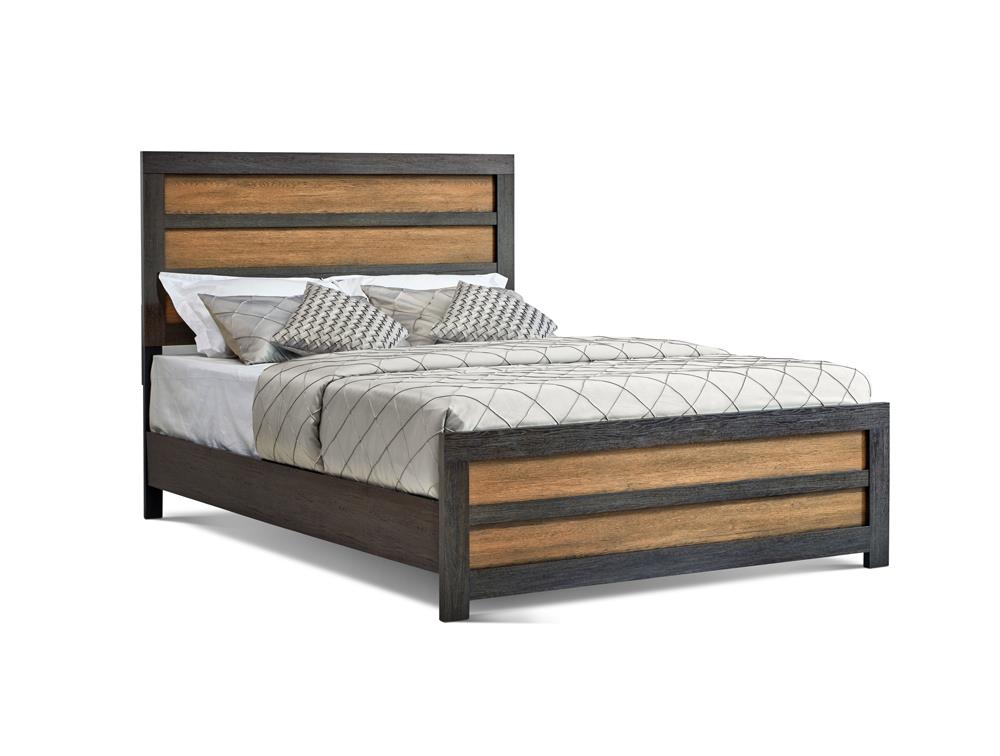 Dewcrest Queen Panel Bed Caramel and Licorice