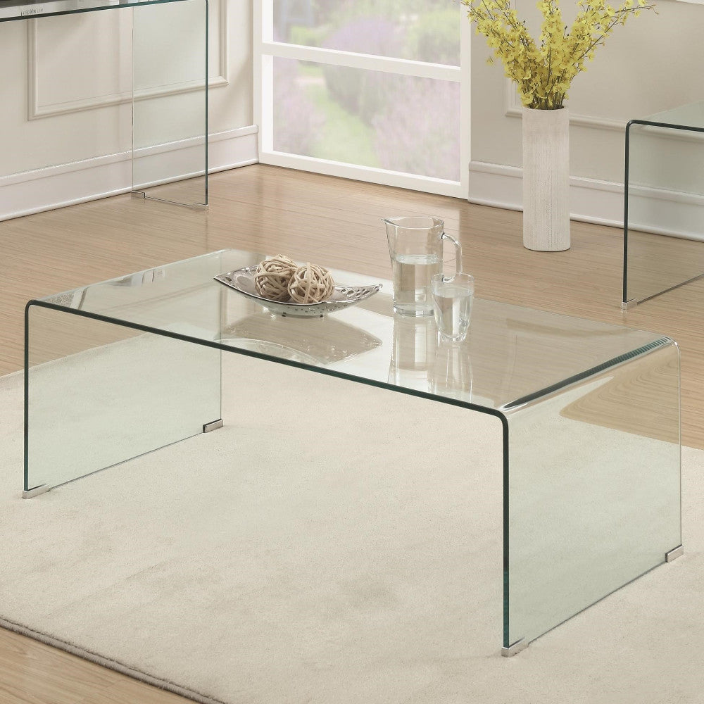 Rectangular Coffee Table Clear