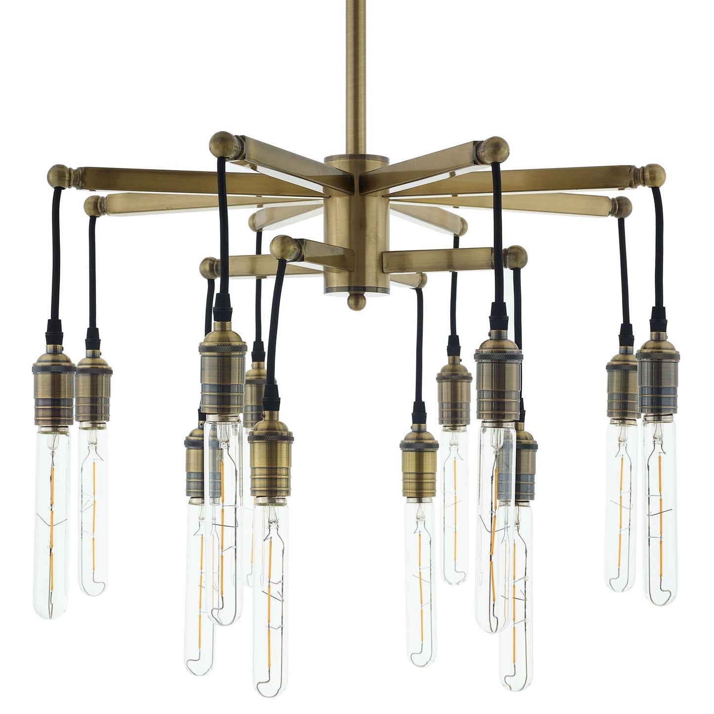 Resolve Antique Brass Ceiling Light Pendant Chandelier