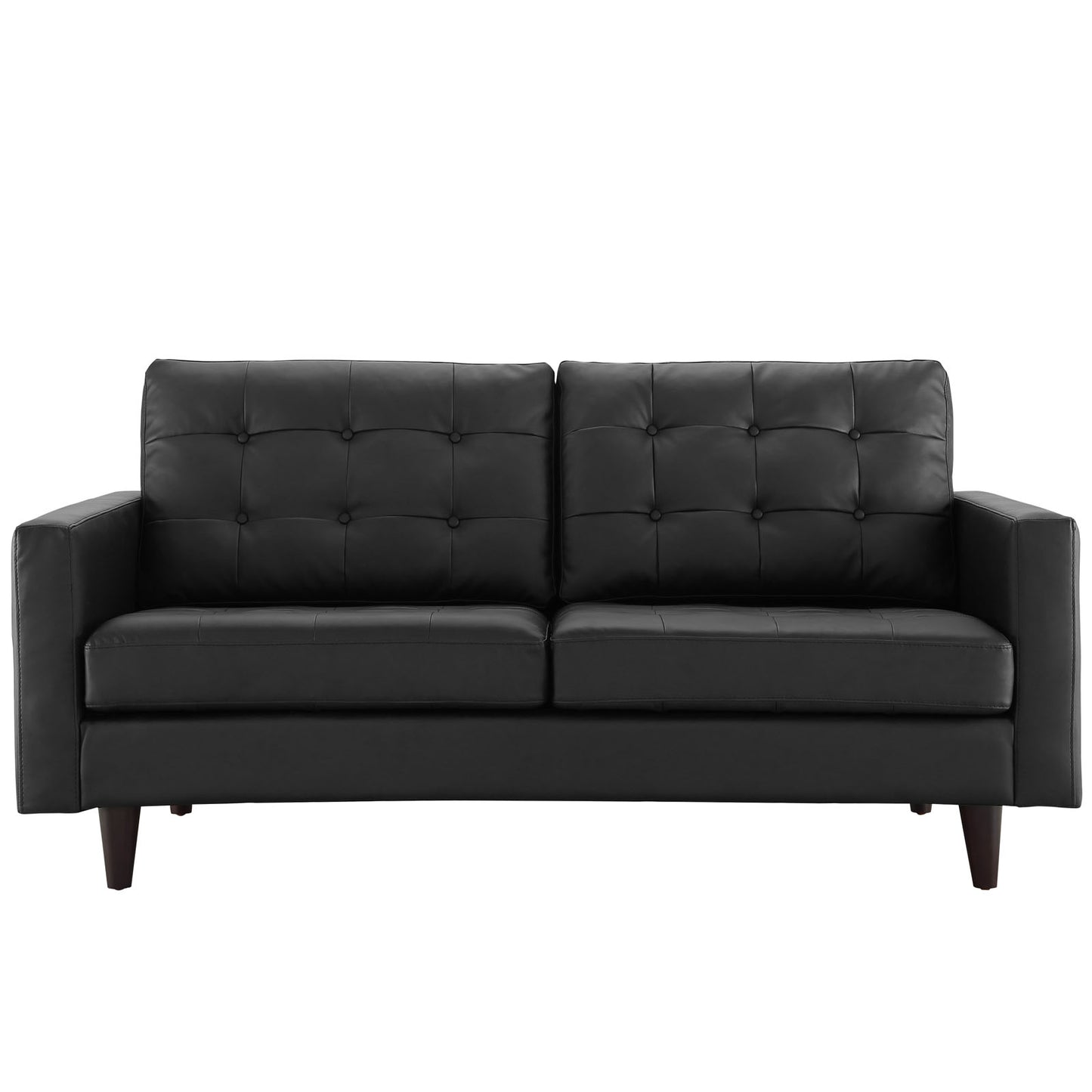 Empress Bonded Leather Loveseat