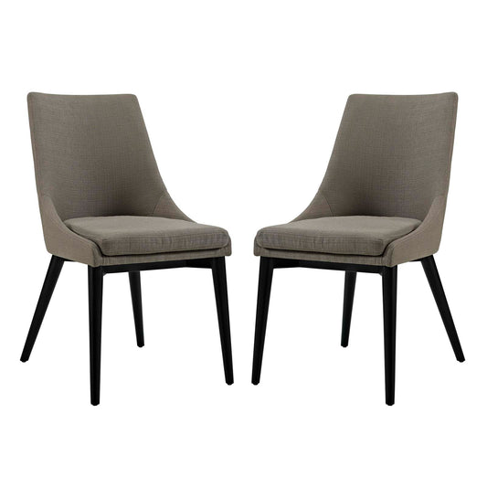 Viscount Dining Side Chair Fabric Set of 2