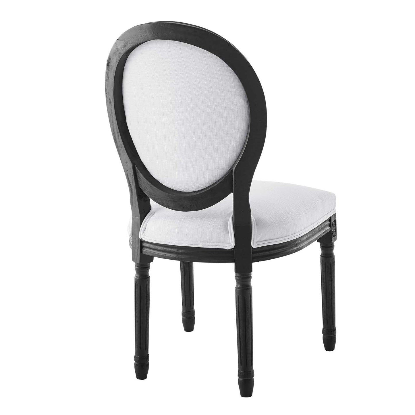 Emanate Vintage French Upholstered Fabric Dining Side Chair
