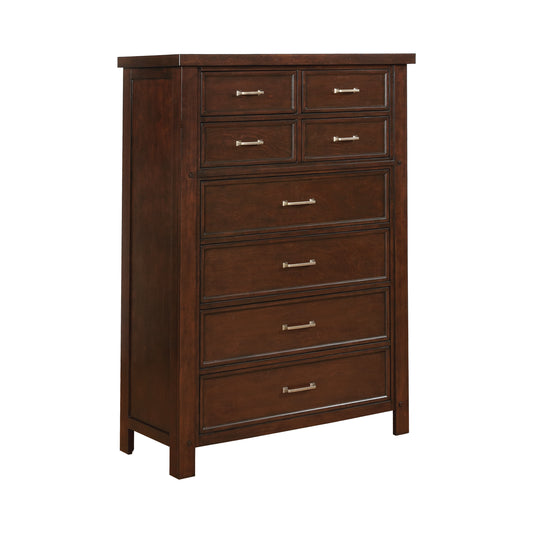 Barstow 8-drawer Rectangular Chest Pinot Noir